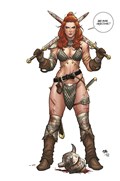 SAVAGE RED SONJA #5E 