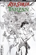 RED SONJA/TARZAN #3-RI-E 