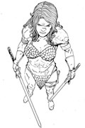 VAMPIRELLA / RED SONJA #4-RI-C 