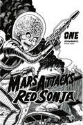 MARS ATTACKS / RED SONJA #1-RI-G 