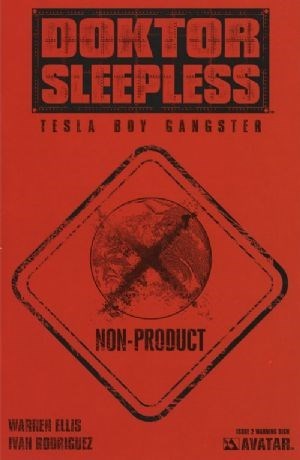 (Avatar Press) Cover for DOKTOR SLEEPLESS #2 Warning Sign Incentive Cover